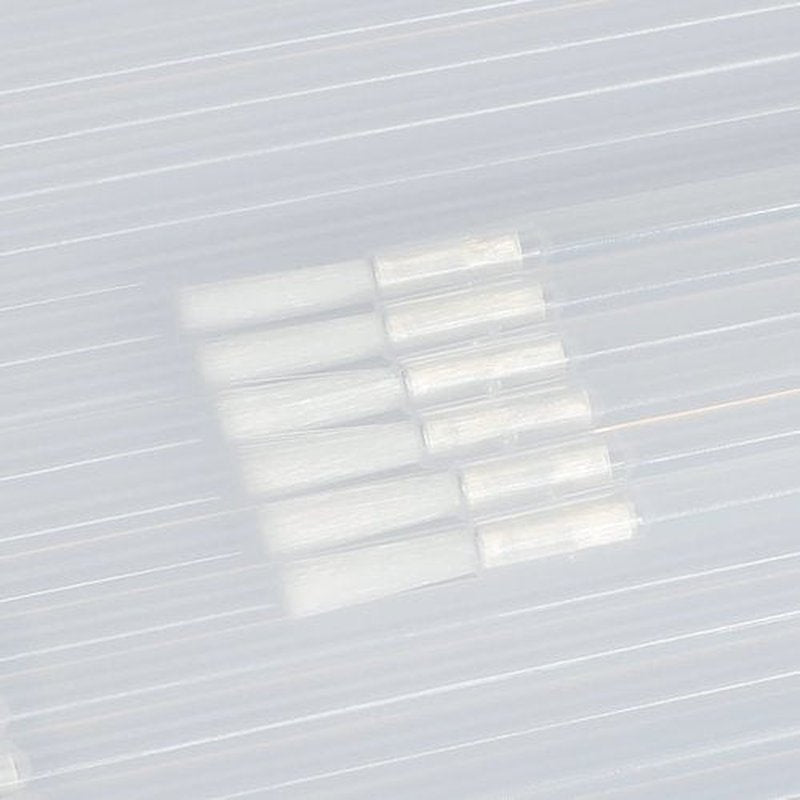 GCQQ 50PCS Disposable Lip Brushes, Clear Lipstick Applicator, Lip Wands Makeup Beauty Tool Kits PYO Cookie Paint Brush (Clear)