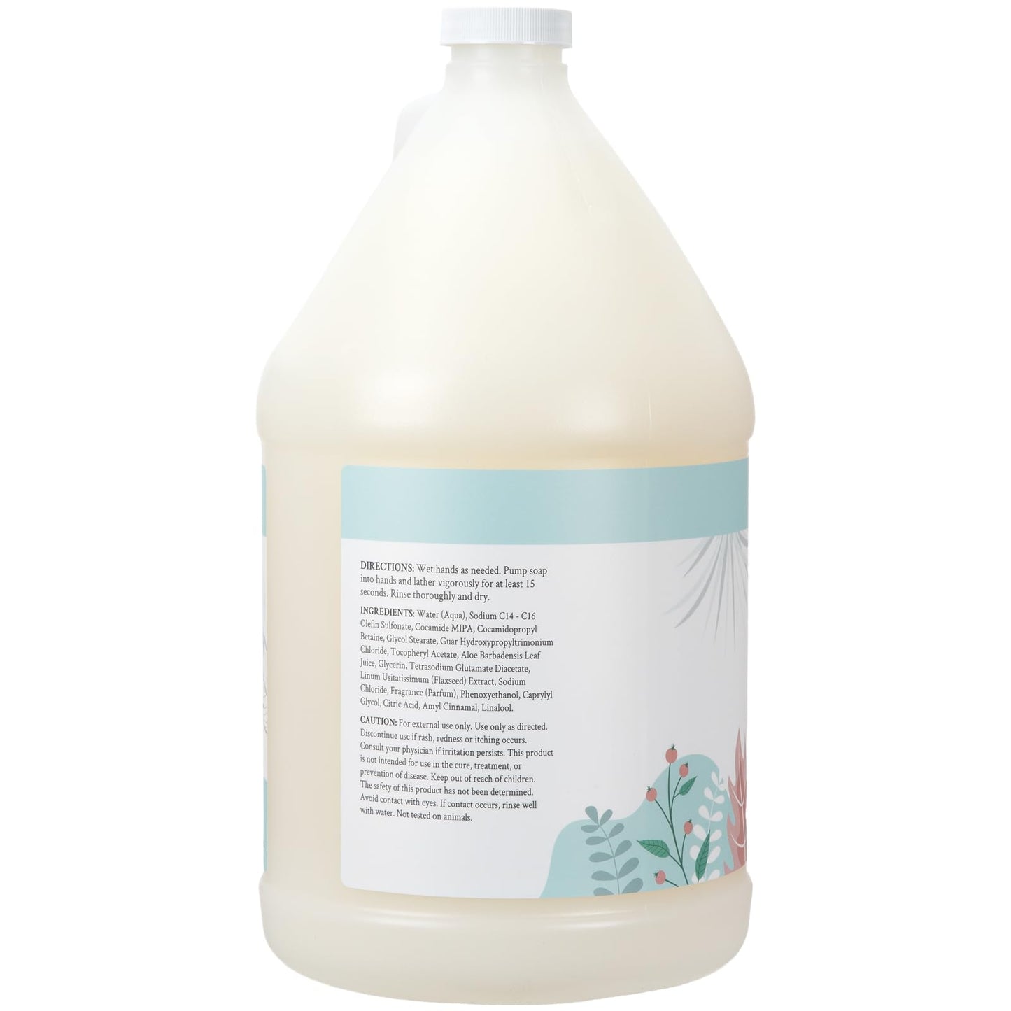 Ginger Lily Farms Botanicals Conditioning Liquid Hand Soap Refill, 100% Vegan & Cruelty-Free, Cucumber Mint Bliss Scent, 1 Gallon (Pack of 4)