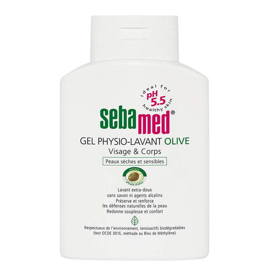 Sebamed Face & Body Wash - Olive Physio-Cleanser for Gentle Cleansing | 200ml