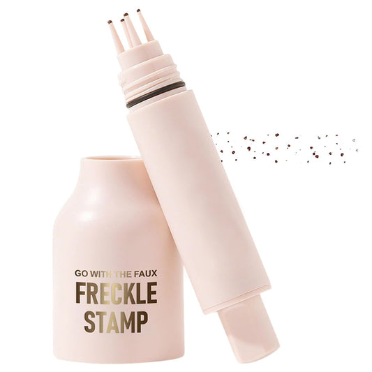 Faux Freckle Stamp Pen - Waterproof, Long-Lasting Freckle Makeup Tool | Medium 5-Point Design for Natural Sunkissed Look