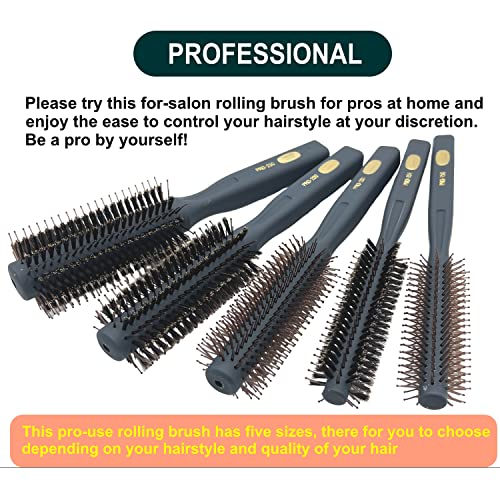 VESS Salon Roll Brush Professional Use PRO-150 For Short Hair and Medium Hair-D28 mm-Made in Japan