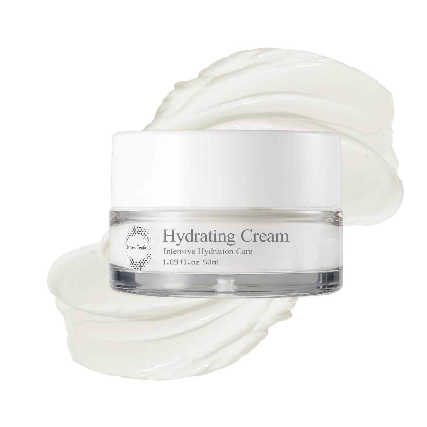 OxygenCeuticals Hydrating Cream – Radiance Moisture Cream with Edelweiss Callus Extract, Niacinamide & Sclerotium Gum, Tone-Up, Radiance & Hydrating Care for Dull, Dry Skin. 1.69 fl.oz (50ml)