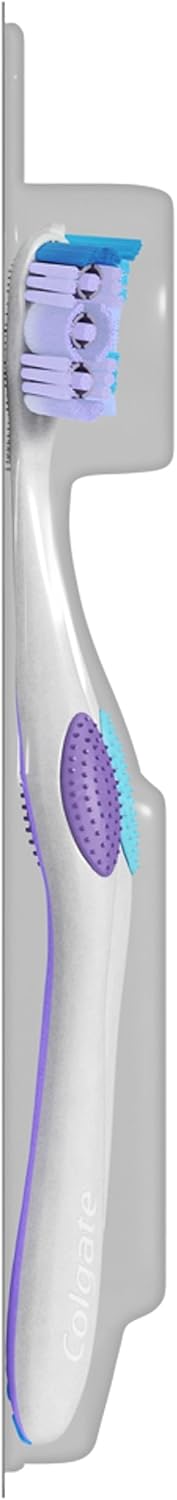 Colgate Gum Health Extra Soft Toothbrush for Sensitive Gums with Deep Cleaning Floss-Tip Bristles - 4 Count