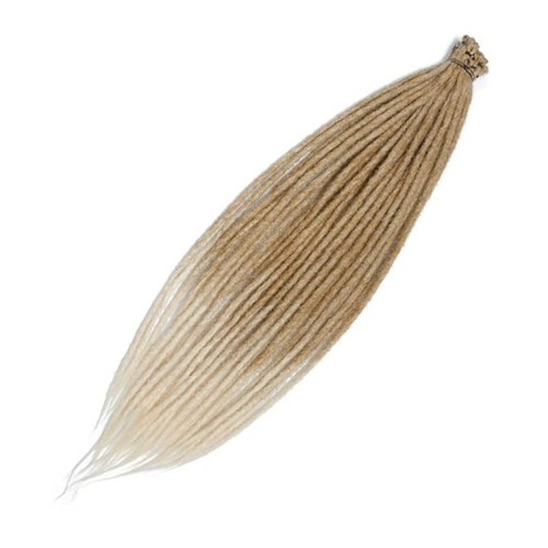 20 Inch Thin 0.6cm Dreadlock Extensions Soft Handmade Synthetic Dreads SE Brown to Blonde Braids Dreads Locs Extension 20 Strands/Pack