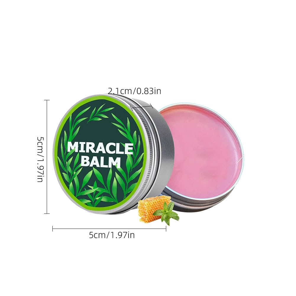 Wenrny Natural Miracle Balm, Miracle Balm for Swollen Legs, Natural Ingredients, Soothing Joint Cream for Back, Hands, Feet and Body, Improves Joint Comfort, Relaxed and Comfortable (A, 1Pcs)