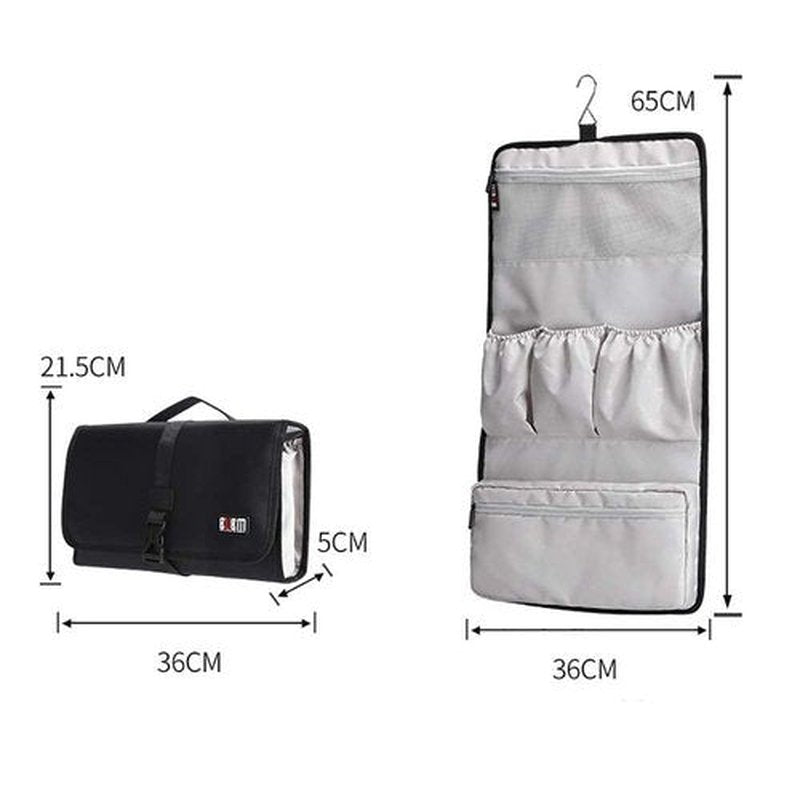 BUBM Waterproof Travel Storage Case Organizer for Dyson Airwrap, Pre-Styling Dryer, 4 Curling Barrels, 2 Smoothing Brushes and Volumizing Brush