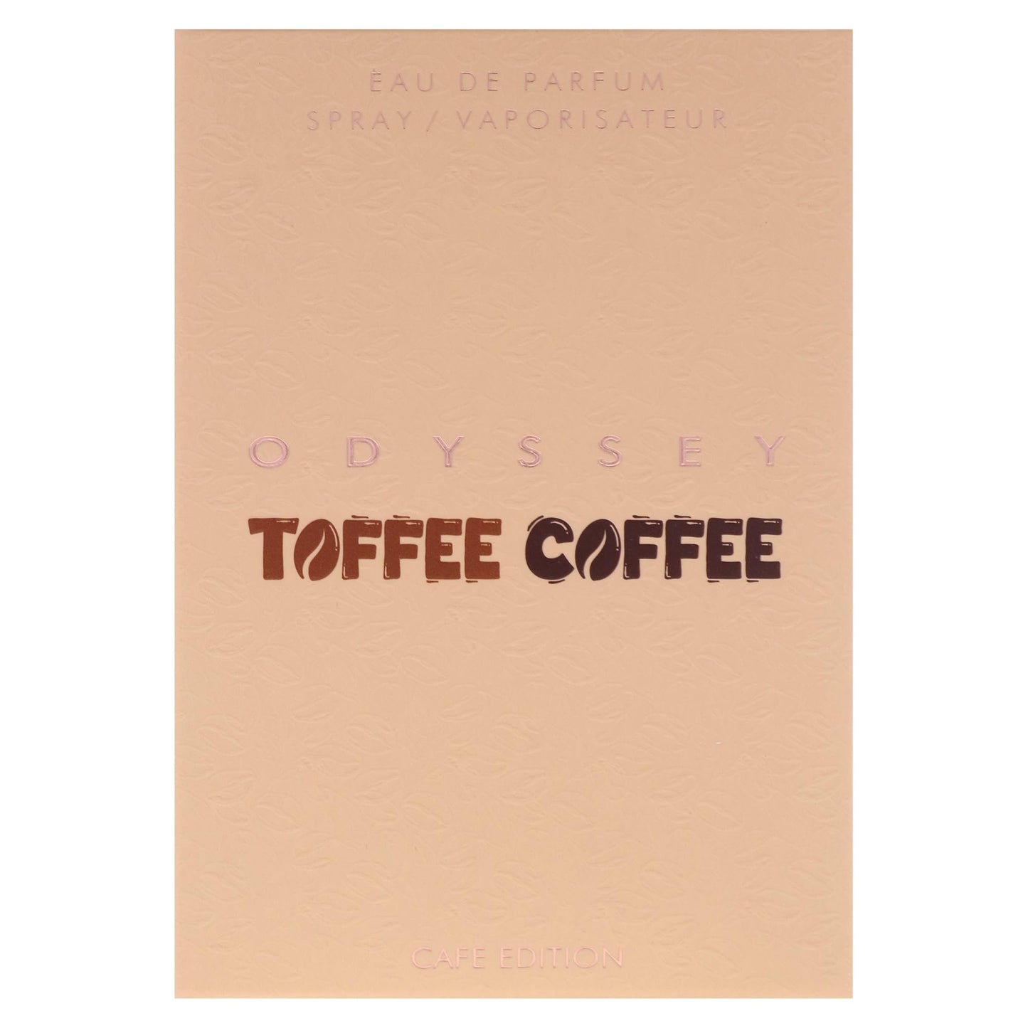 Armaf Odyssey Toffee Coffee – Sweet, Gourmand, Woody – Eau de Parfum Spray Long-Lasting Fragrance for Unisex, 3.4 Ounce / 100 ml