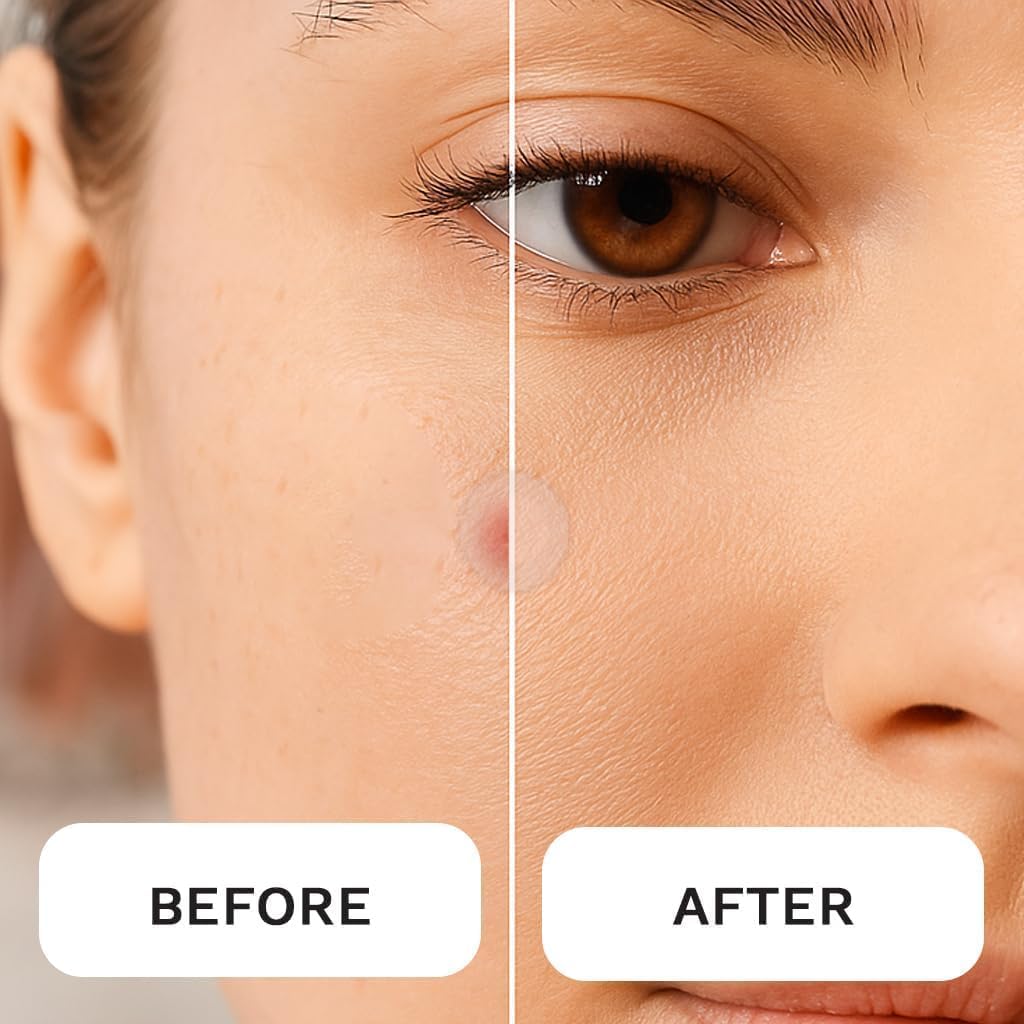 LE GUSHE Korean Pimple Patches for Face (132 Dots) - Hydrocolloid Acne Patches with Tea Tree Oil - Invisible Zit Stickers - Dermatologist Tested - Korean Skin Care
