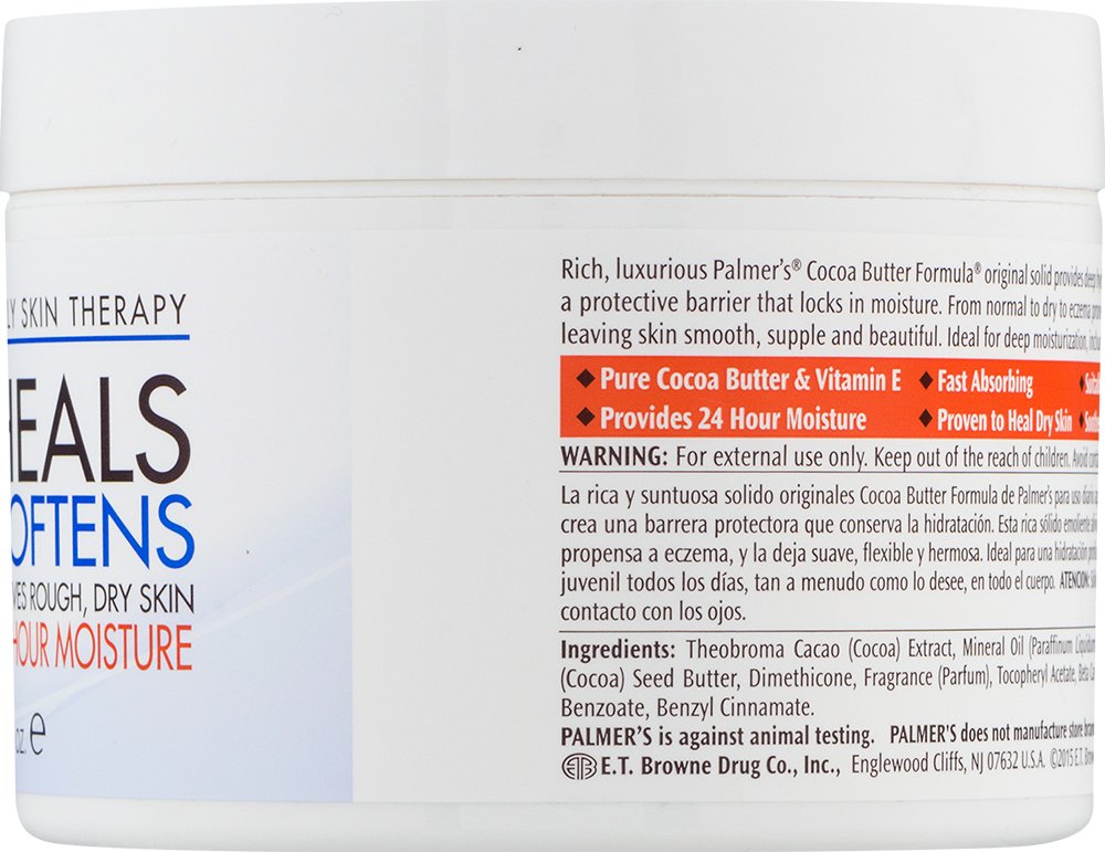 Palmer's Cocoa Butter Formula Daily Skin Therapy, Solid Formula, 7.25 Ounces (Pack of 12)
