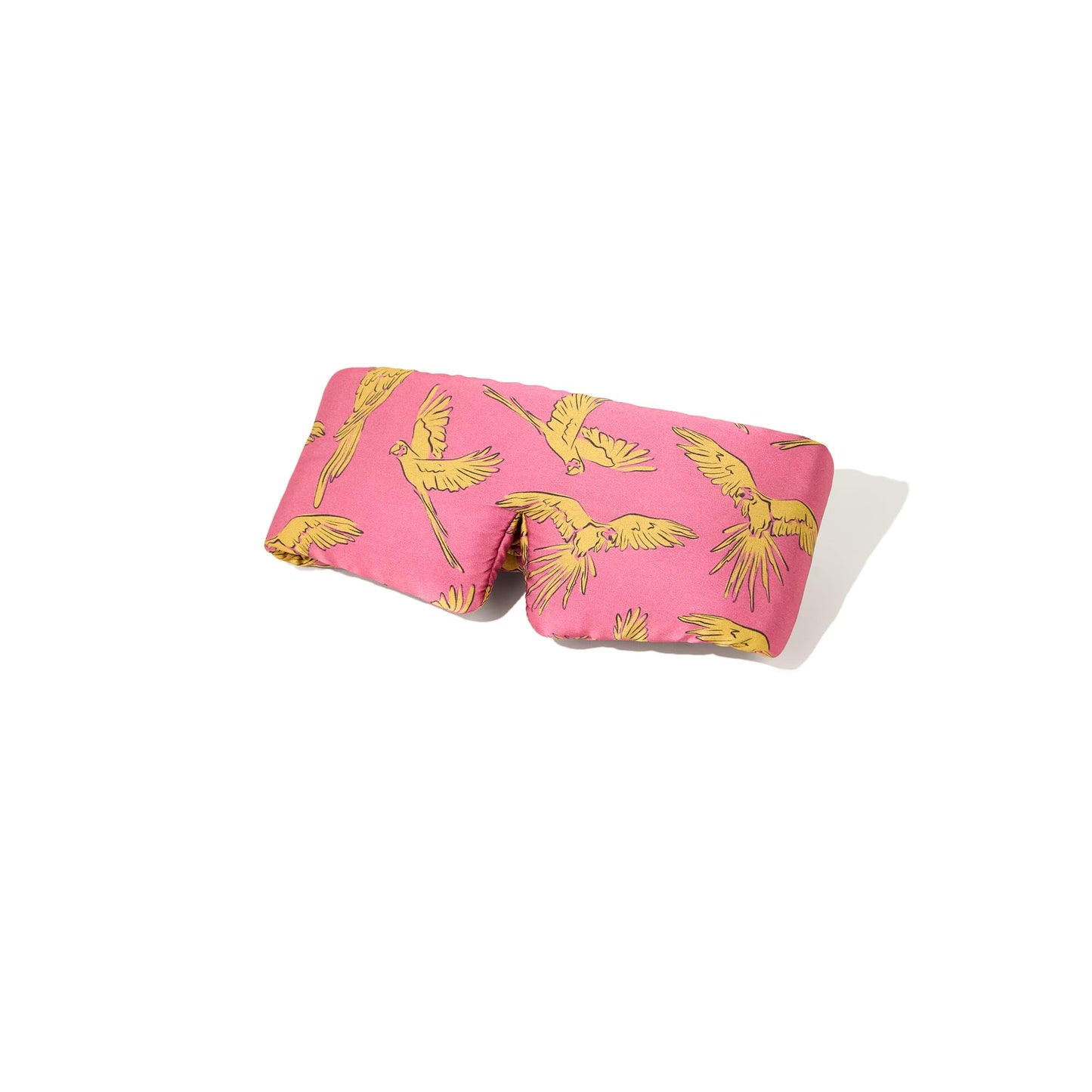 Glow People Silk Sleep Mask – 100% Mulberry Silk Eye Mask for Sleeping, Total Blackout, Cloud-Soft and Adjustable for Beauty Sleep and Travel - Macaw