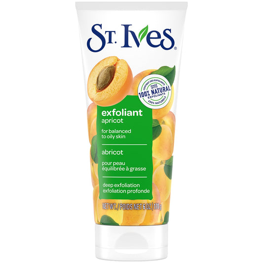 St. Ives Apricot Facial Scrub - Exfoliating Face Scrub for Oily Skin | 6 Oz