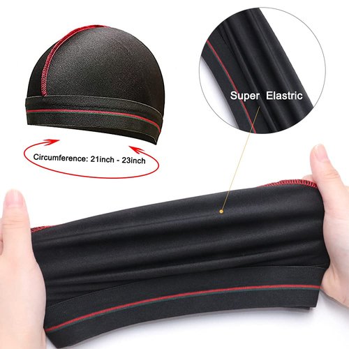 ForceWave Silky Durag for Men Wave Cap Satin Dorag for Men Women 360 Wave Purple