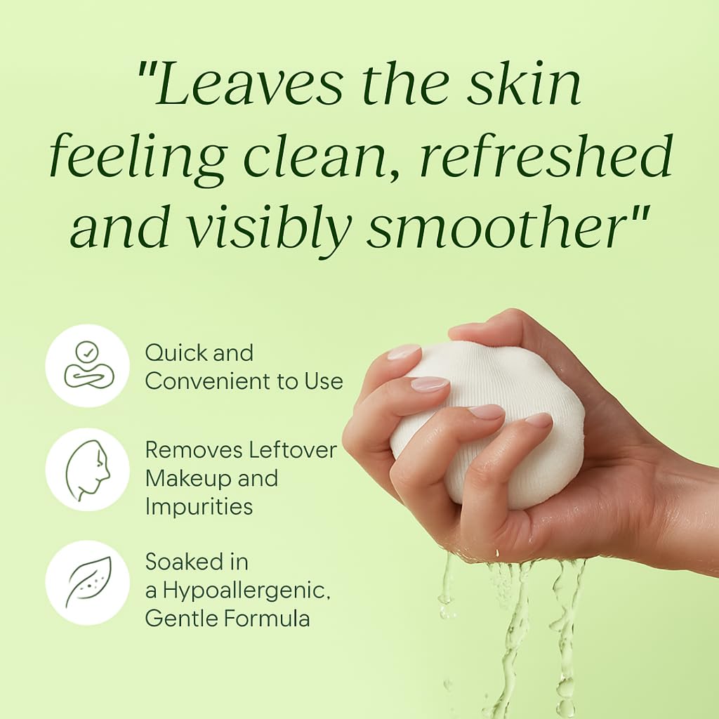 LARA. Skin Cell Renewal Toning Pads, 100-Count Hypoallergenic Collagen Moisturizing Face Pads,korean moisturizer for dry skin, Dark Spots Remover with Vitamin C