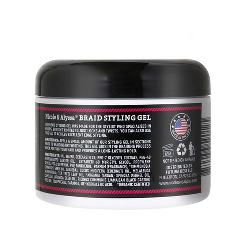 Nicole & Alyssa - Braid Styling Combo (Foam 7.2oz + Gel 8oz)