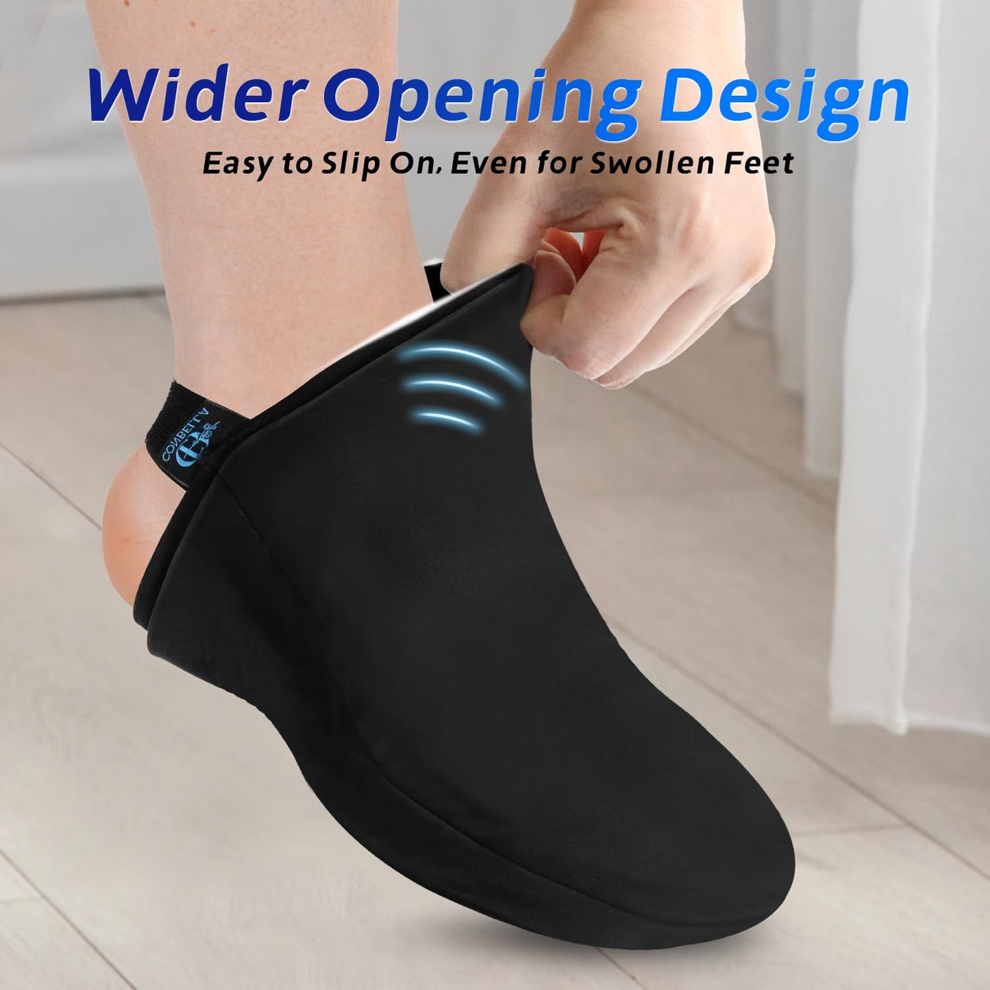 Conbella Foot Toes Ice Pack Wrap – Wearable Forefoot Gel Ice Pack with Strap for Broken Toes, Surgery Recovery, Gout & Plantar Fasciitis, Hot and Cold Therapy Reusable Adjustable