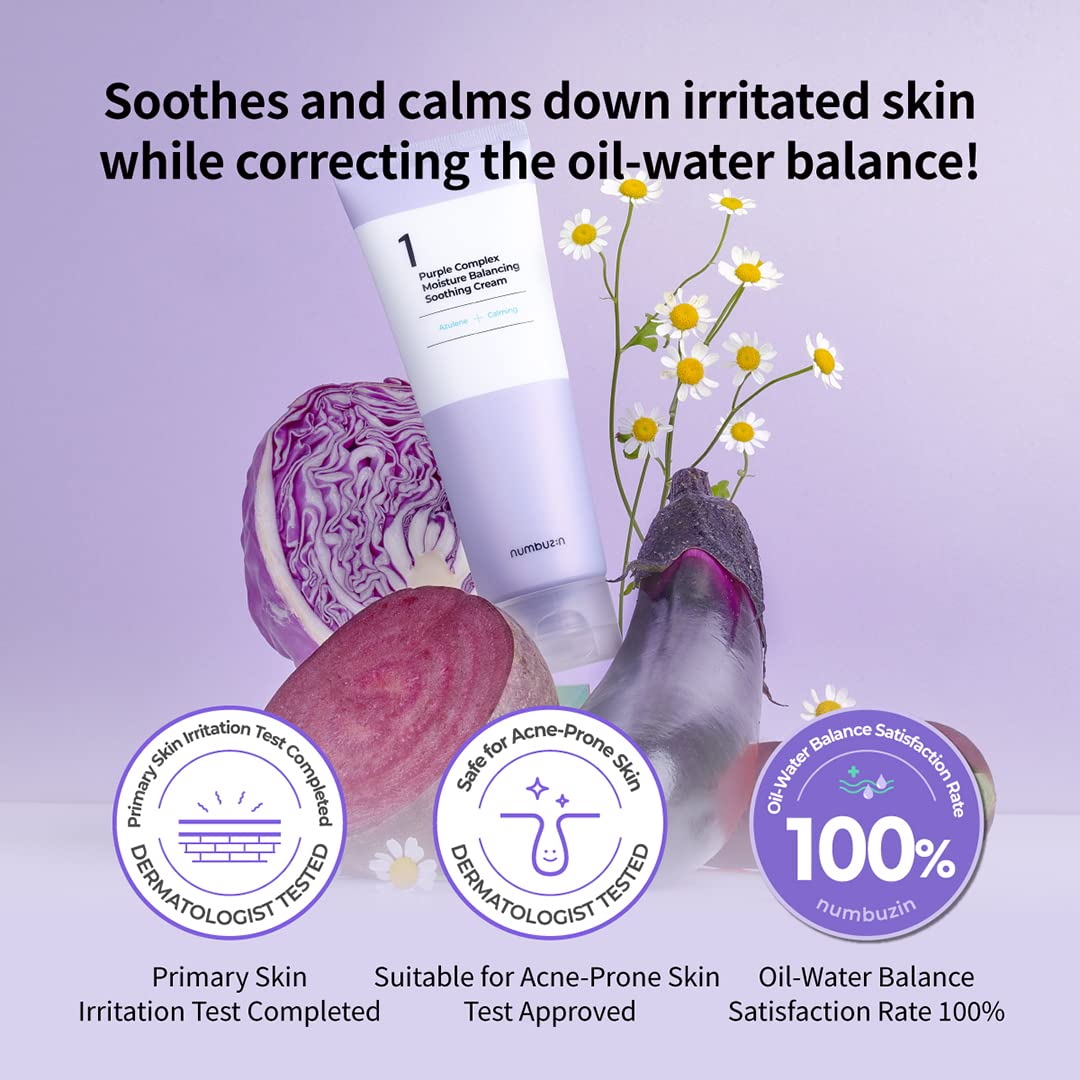 numbuzin No.1 Purple Complex Moisture Balancing Soothing Cream