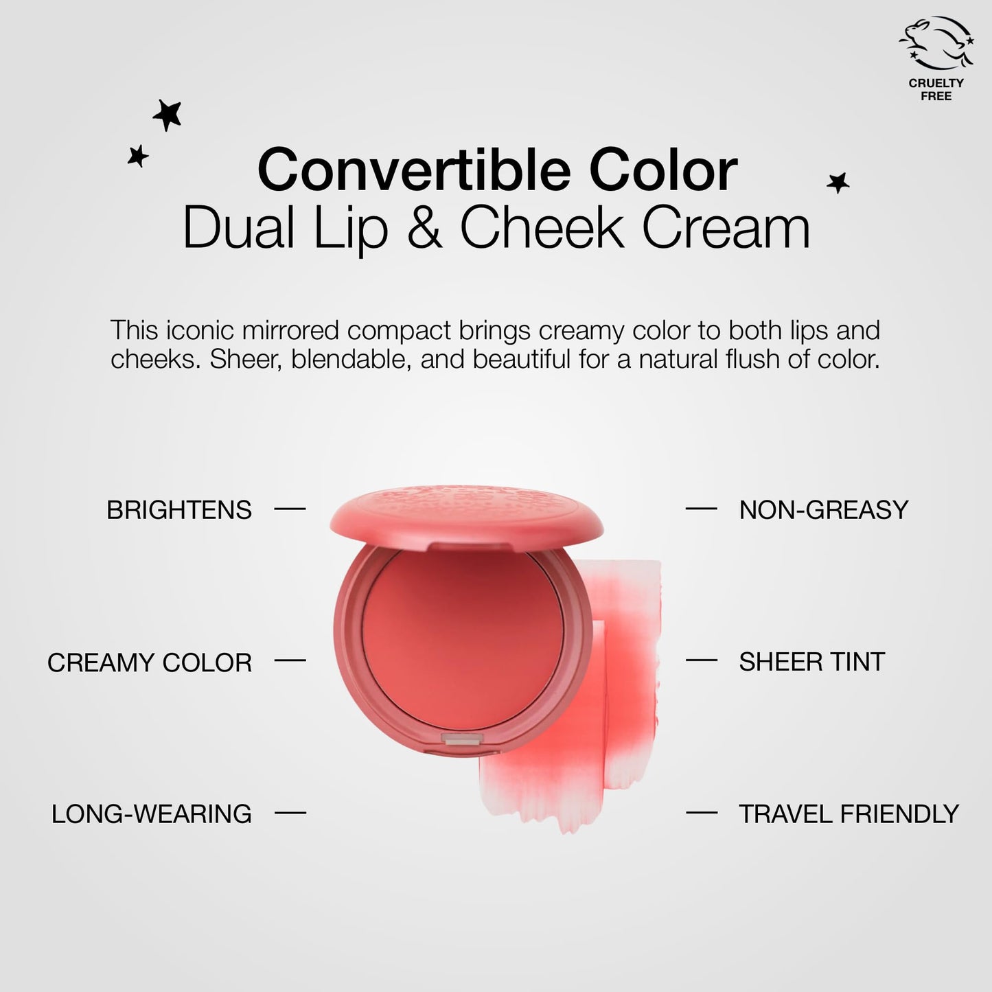stila Convertible Color Dual Lip And Cheek Cream | Brighten Face with Sheer Tint & Radiant Color | Compact Non-Greasy Makeup