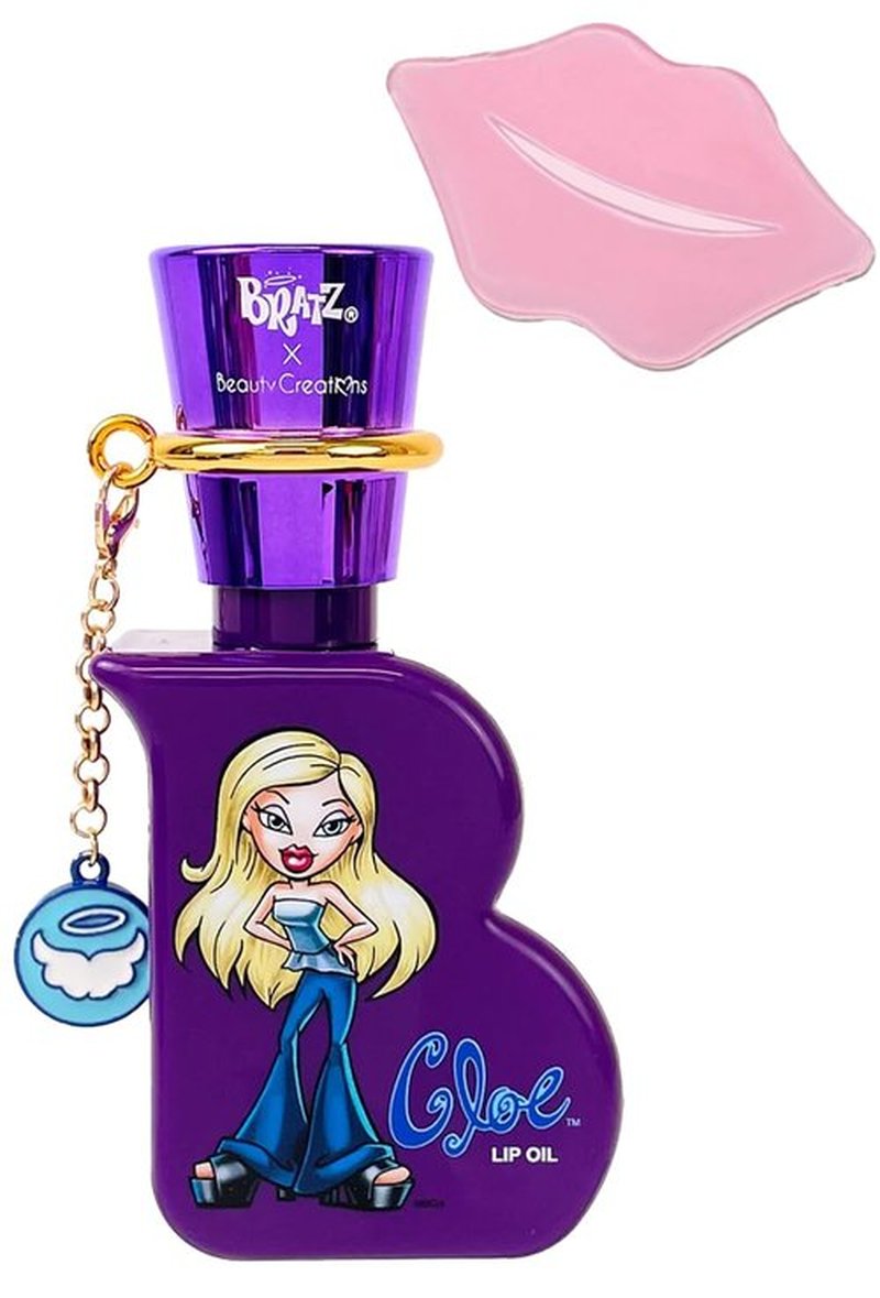 Glam Lux Beauty Bundle Beauty Creations X Bratz Vanilla Scented Lip Oil w Collagen Lip Mask Moisturizing & Shiny Lip Gloss (Cloe, 1 count)