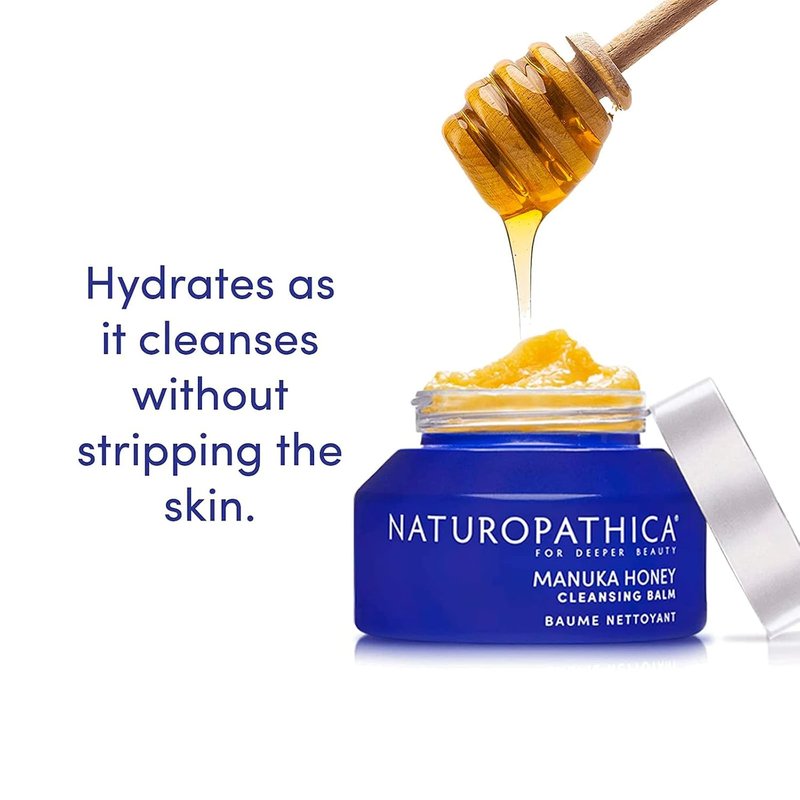Manuka Honey Hydration Set - Cleansing Balm & Gel Mask Duo | Full Size 2.8 oz & Travel Size 0.5 oz