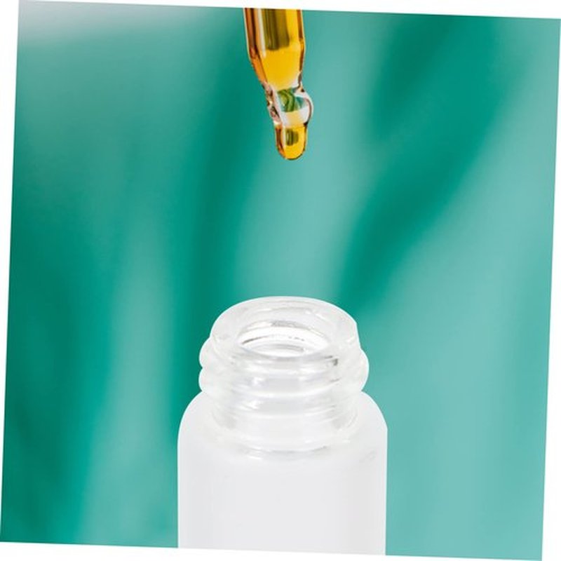 WOONEKY 10pcs Dropper Bottle Frosted Travel Containers for Liquids Small Dropper Containers Perfume Sample Vials Travel Perfume Bottle Clear Golden Anodized Aluminum Middle Ring