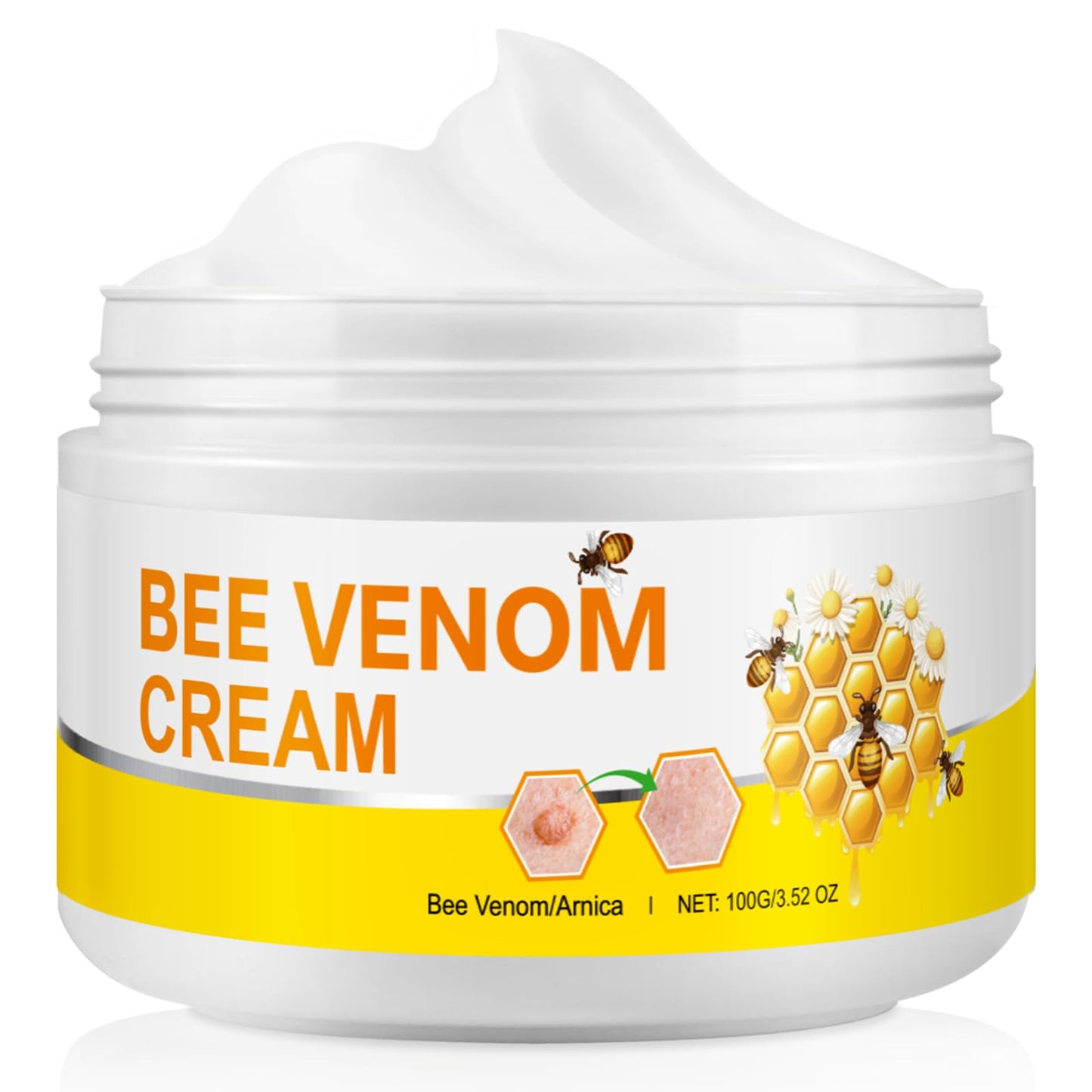 ITSDAWN Bee Venom Cream, Bee Venom Skin Cream, Hydrating Moisturizing Cream for Face and All Parts of the Body 100g / 3.52 oz