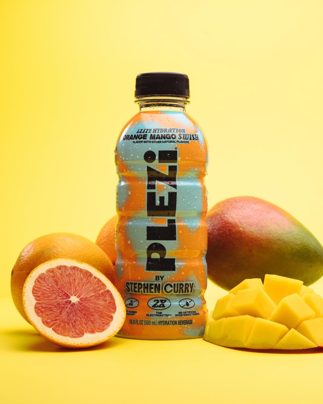 PLEZi Hydration ORANGE MANGO SWISH Electrolyte Sports Drinks 12 Pack