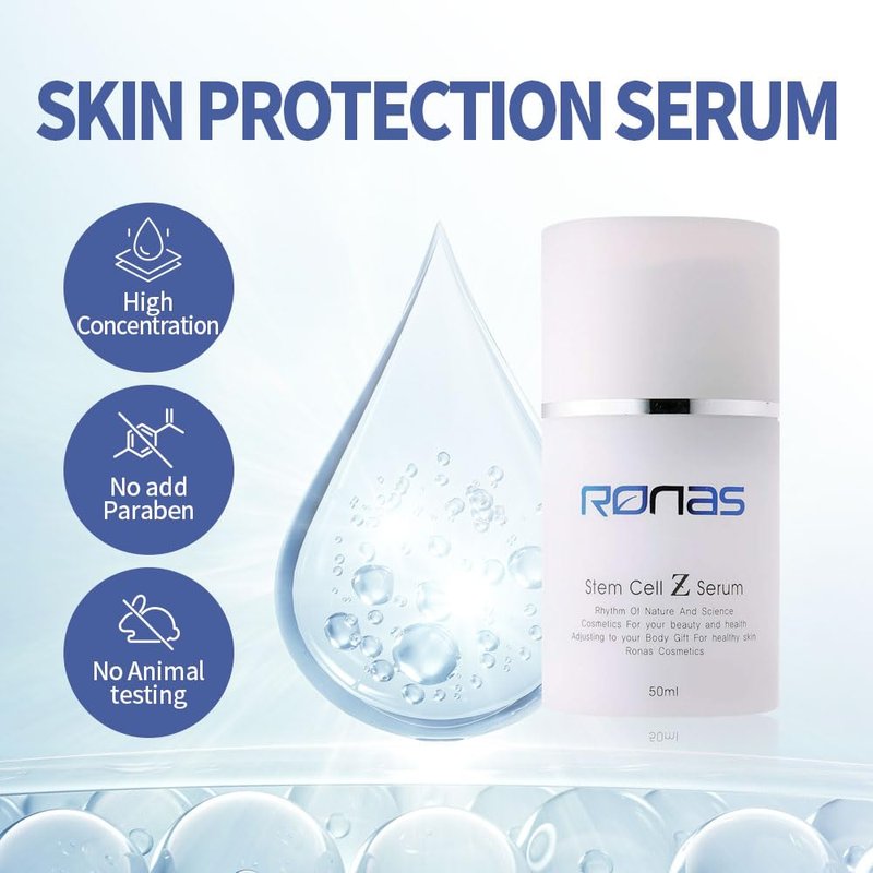 Ronas Stem Cell Z Serum - Anti-Aging Facial Treatment | 1.69 oz