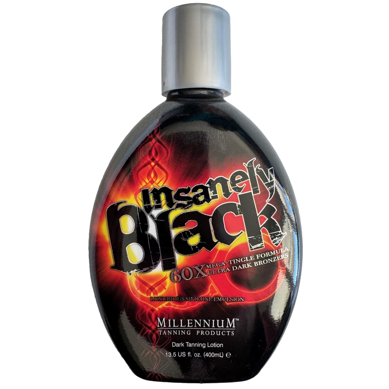 LOT OF(2) Millennium Tanning Products SOLID BLACK & INSANELY BLACK 13.5 oz