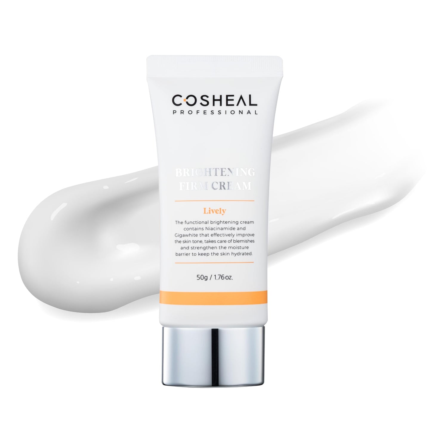 COSHEAL Brightening Firm Cream - Glow Boosting & Lifting Face Moisturizer for Dark Spots with Niacinamide, Peptides & Boswellia
