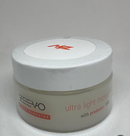 ZEEVO Cloud Hydrator Ultra Light Moisturizer with Probiotic Complex, Lightweight Hydration for All Skin Types, 8.45 Fl Oz