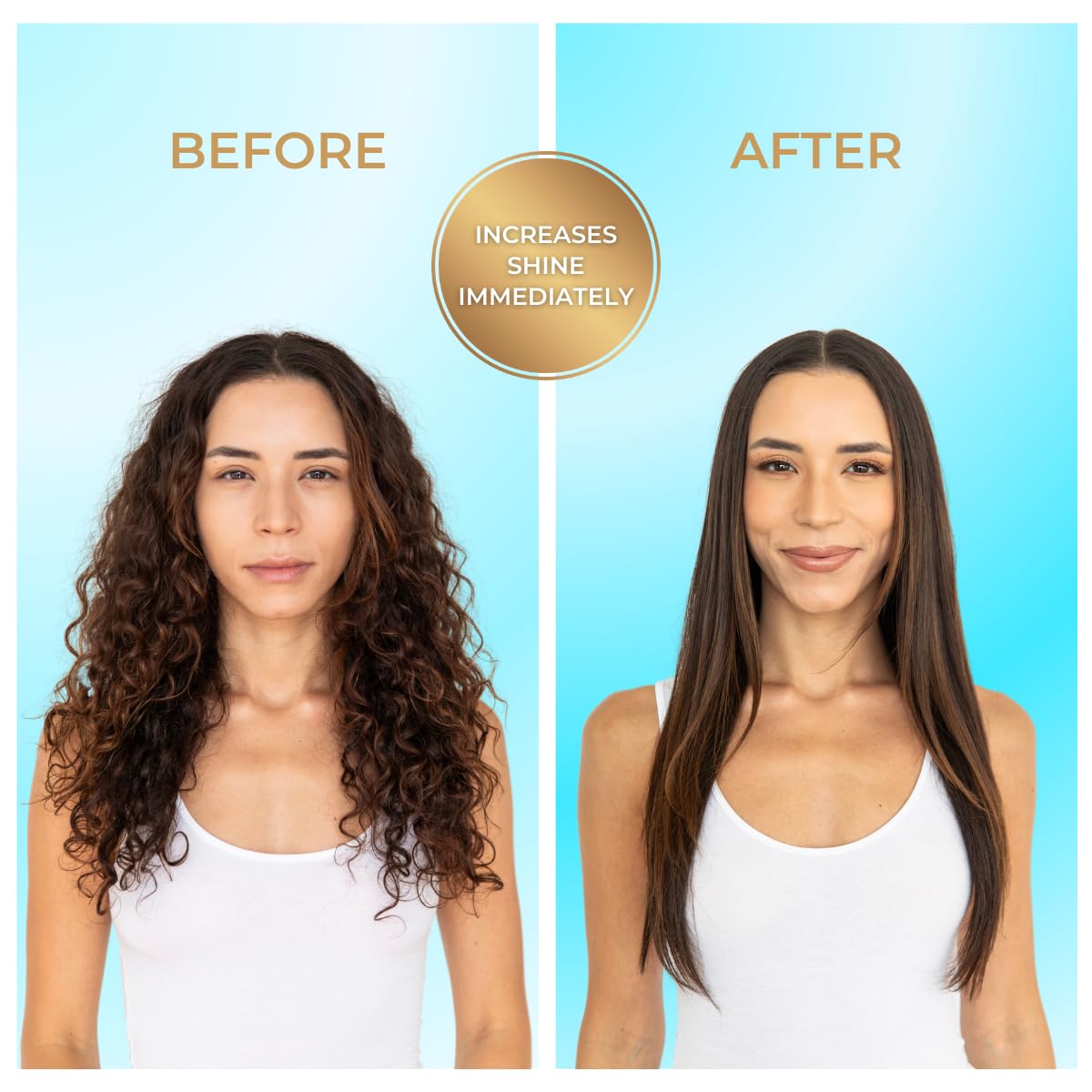 Pure Brazilian Shine Ultra Light Nourishing Oil with Brazilian Nut Oil for Smooth, Glossy & Frizz-Free Hair, Deep Hydration & Brilliant Shine, 4 Fl Oz