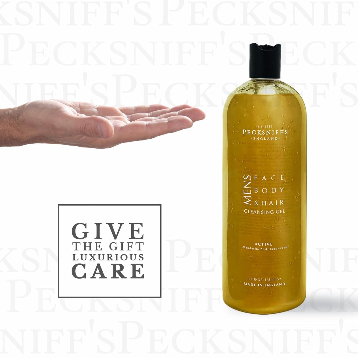 Sandalwood & Vanilla Shower Gel 750ml - Pecksniff's Classic Moisturizing Formula