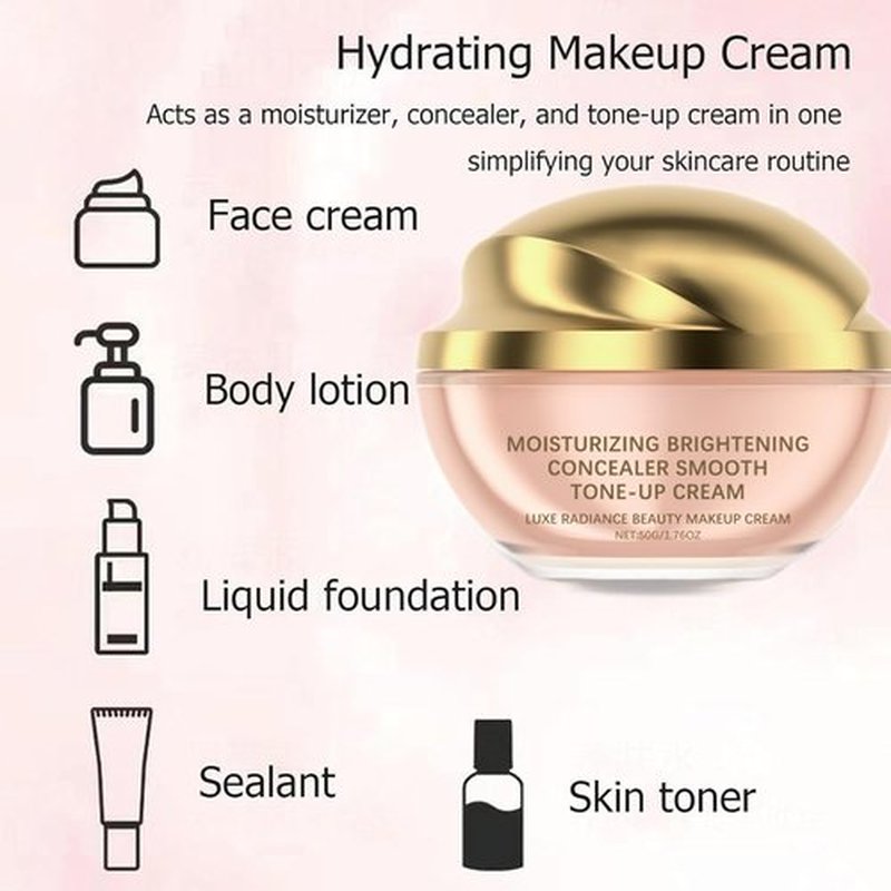 Ownawant Crema De Maquillaje, Moisturizer Brightening Concealer Smooth, Tone Up Cream, Ownawant Cream Makeup Concealer (2)