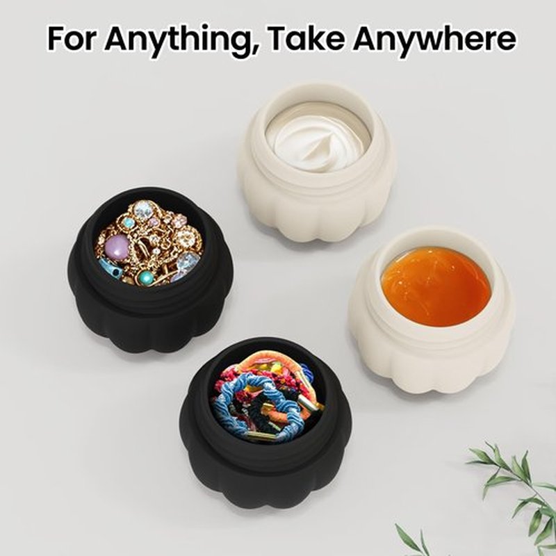 Ruinovate Tsa Travel Containers for Toiletries Leak Proof 1OZ, Silicone Travel Jars with Lids for Creams, Mini Travel Bottles for Toiletries Tsa Approved, Lotion Travel Size Containers for Toiletries