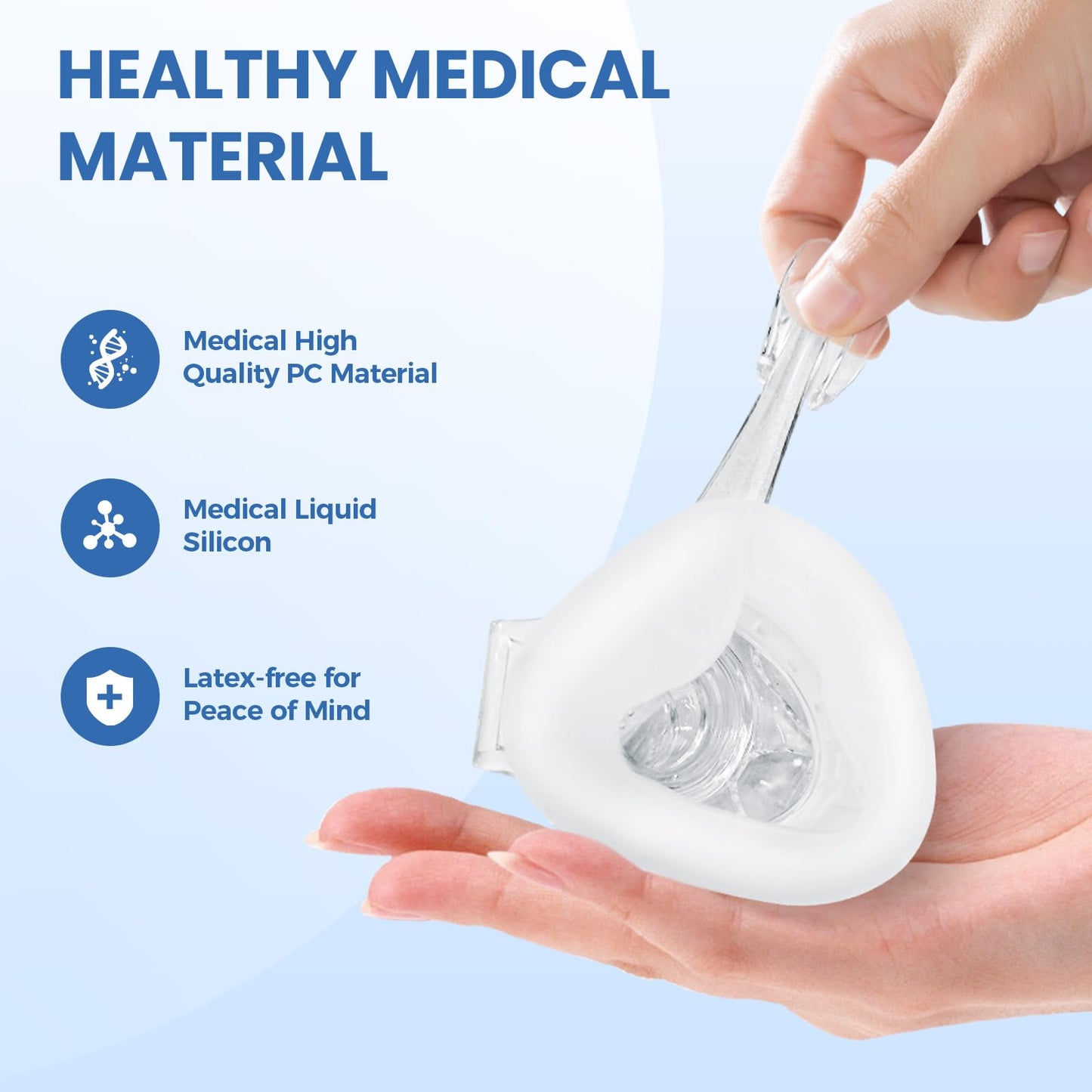 CPAP Nasal Mask,Comfort Nasal Pillow CPAP Masks, Replacement CPAP Nose Mask Headgear Set, FSA HSA Eligible, CPAP MASK with Headgear, Elbow and Cushion, Large