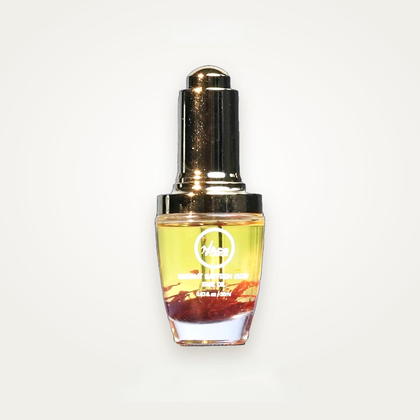 My Ace Radiant Saffron Elixir Face Oil - Ayurvedic Pure Natural Glow Booster, Brightening, Hydrating, Anti-Aging Facial Serum for Skin & Hair - Reduces Dark Spots & Pigmentation - Daily Use -0.67fl oz