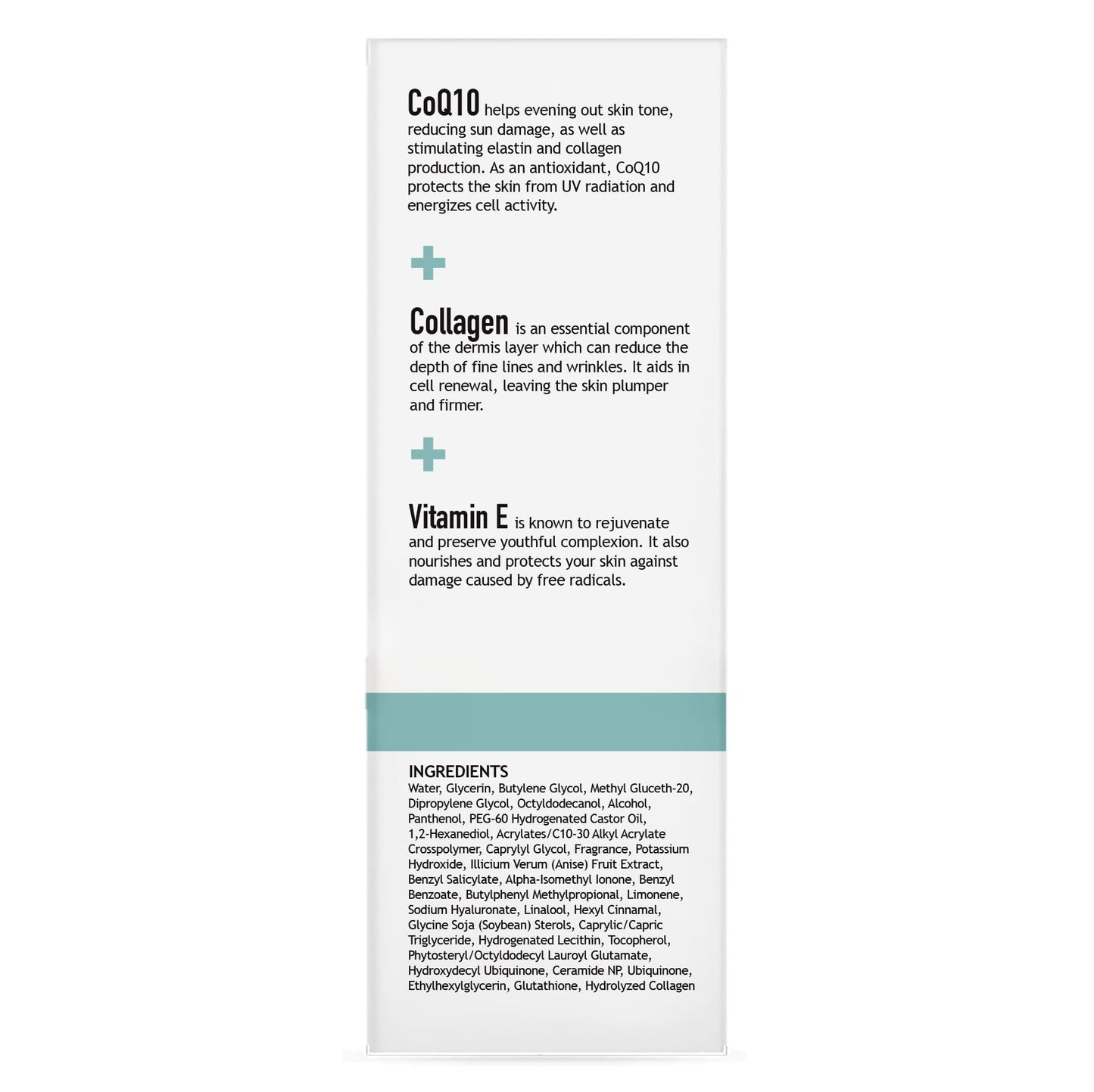 CLARA'S NEW YORK Q10 Facial Serum with Vitamin E – Hydrating, Brightening & Skin-Supportive – 30ml / 1 Fl Oz – Made in USA