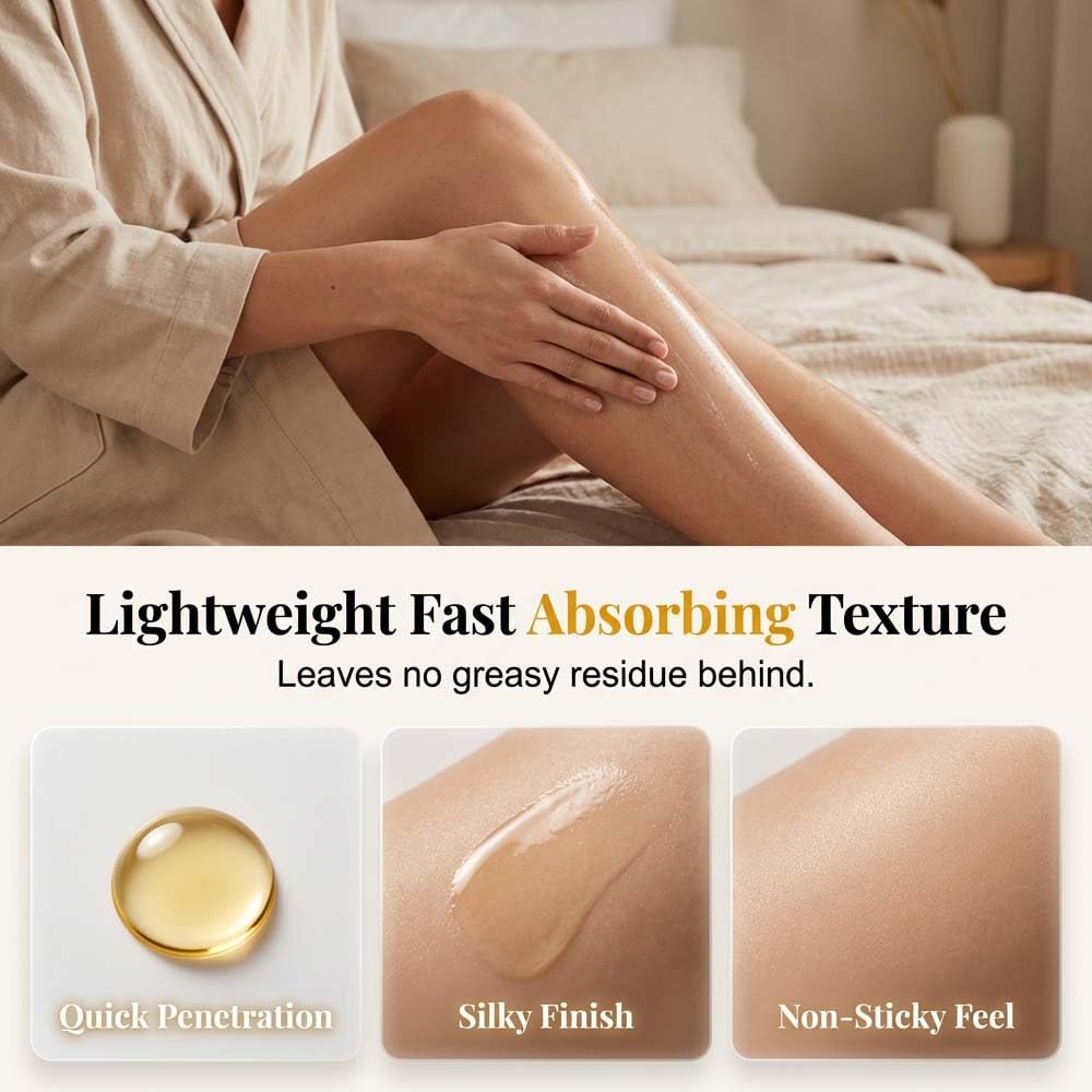 PUNHAIL Body Firming Oil, 2026 New Firming Body Oil for Women, Refreshing Non-greasy Fast-Absorbing, Body Oil After Shower Tightening & Hydrating for Arms, Legs, Stomach, Body (1PCS)