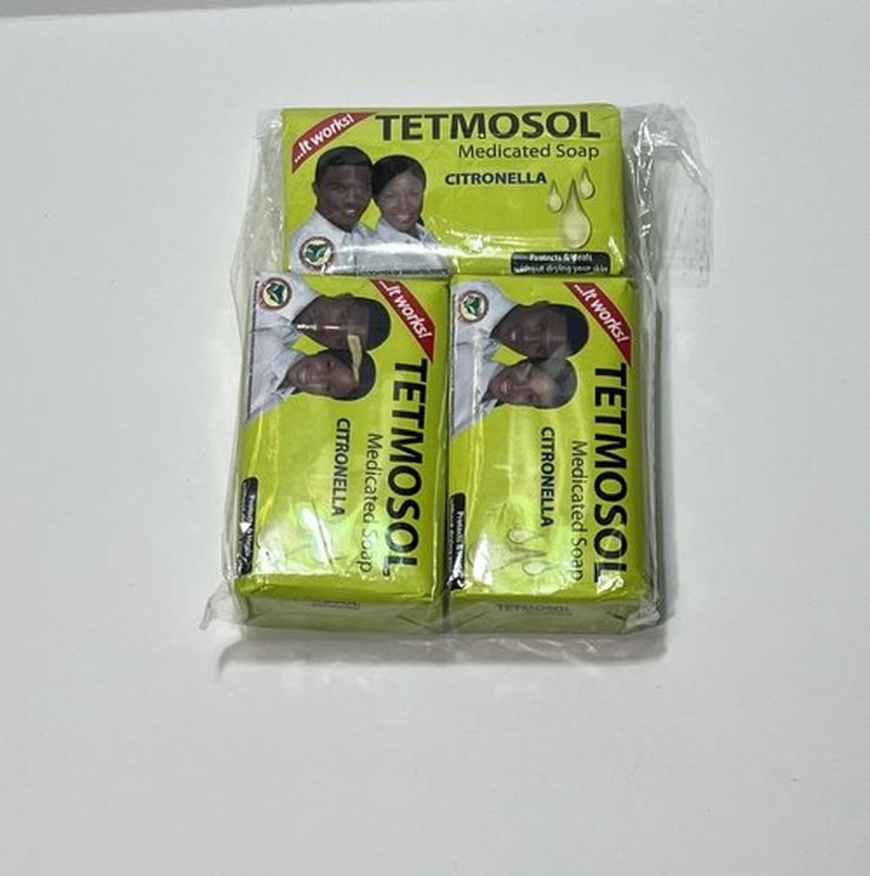 Gratiam Medicated Tetmosol Soap, (3), 1 Count (Pack of 1), Green/yellow
