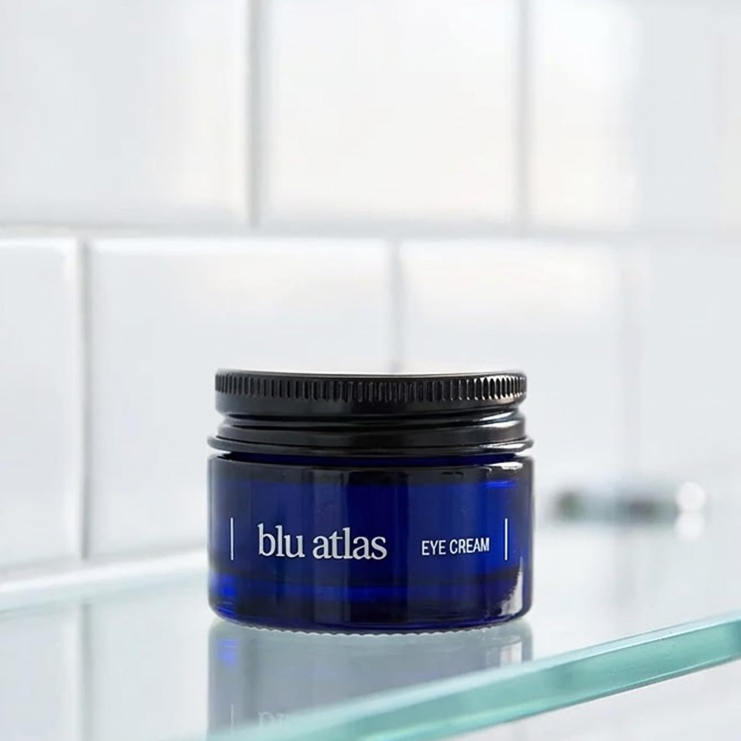 Blu Atlas Brightening Eye Cream for Men with Vitamin C, Shea Butter & Peptides – Anti-Aging Under Eye Moisturizer Reduces Dark Circles, Puffiness & Bags and Helps Repair Skin Barrier – 0.5 oz