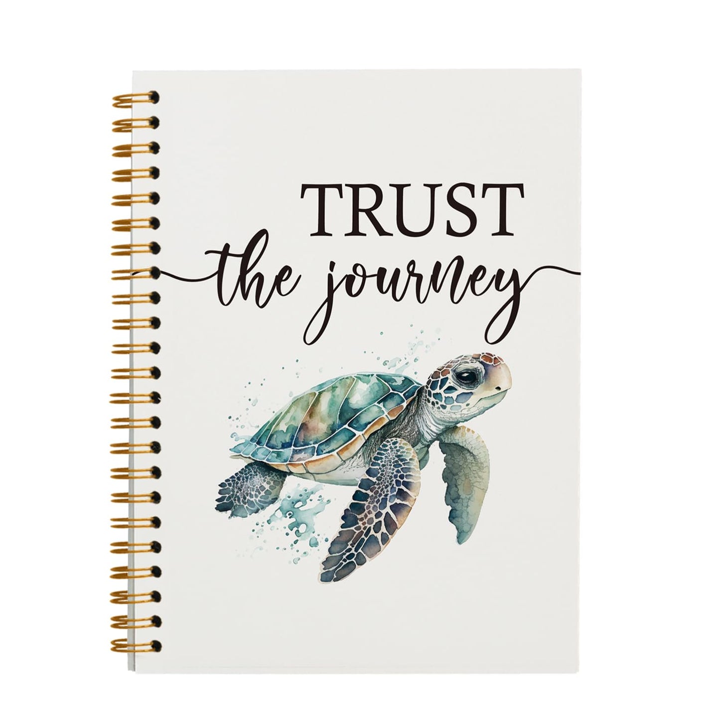 OXW Turtle Gifts Cute Notebook Journal, Gifts for Women Sea Turtle Lovers, Cute Beach Animal Lover Notebook Journal for Women Teen Girls Kids(5.5'' X 8.3'')