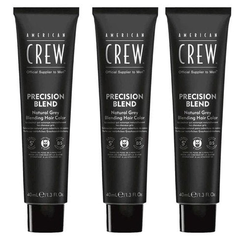 American Crew Men's Temporary Hair Color, Temporary Hair Dye, Natural Gray Coverage, Light, 1.35 Fl Oz