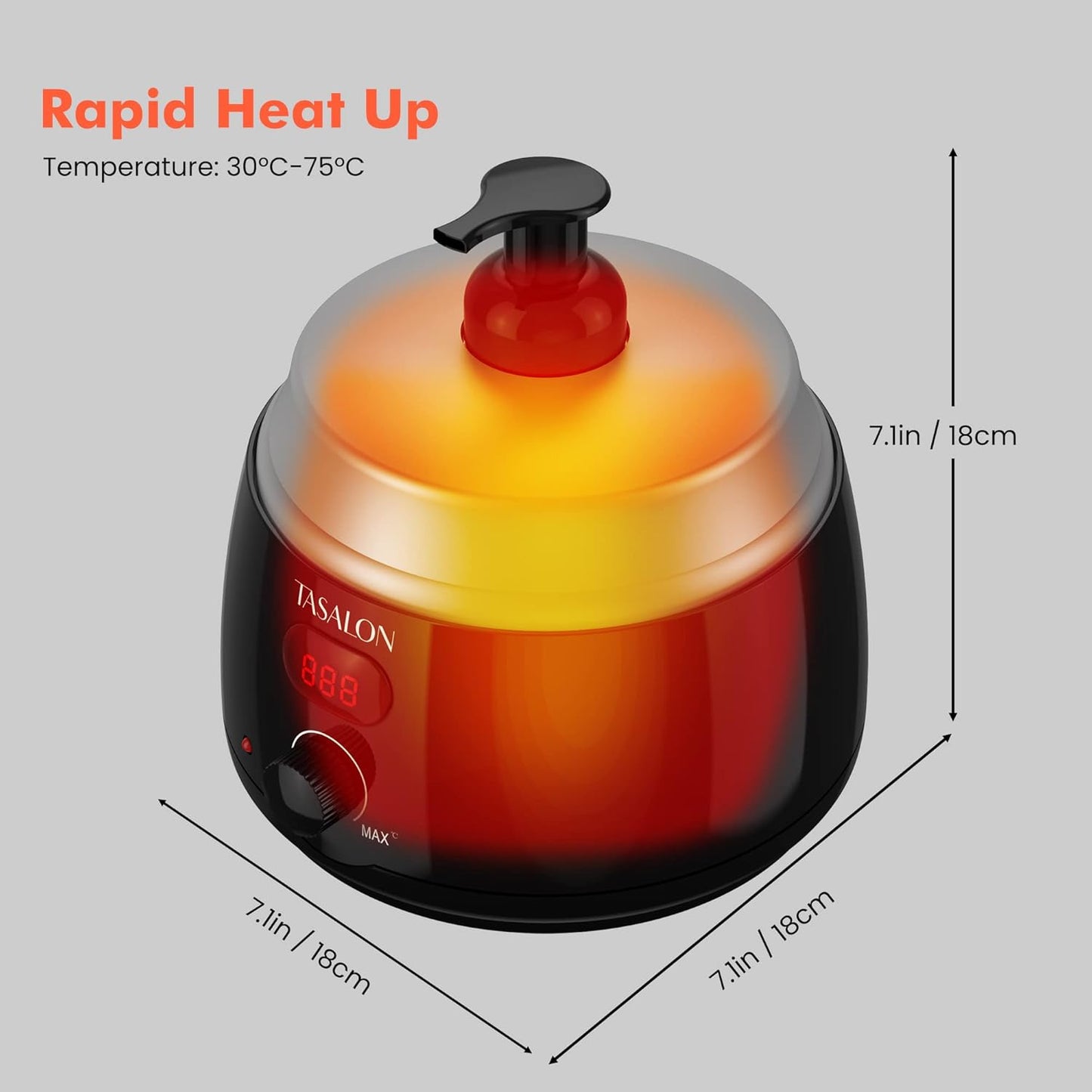 Professional Hot Lather Machine for Shaving - 750ml Capacity Foam Maker for Men | Ideal for Home & Barber Use
