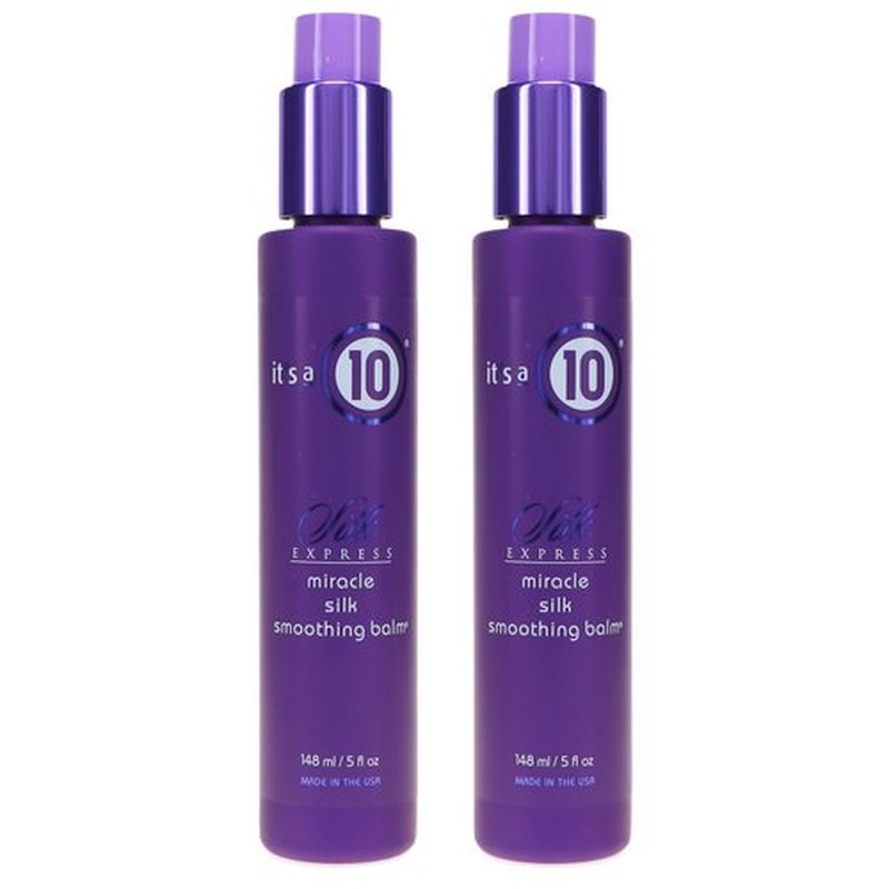 it's a 10 Haircare Silk Express Miracle Silk Smoothing Balm, 5 fl. oz. (Pack of 2)