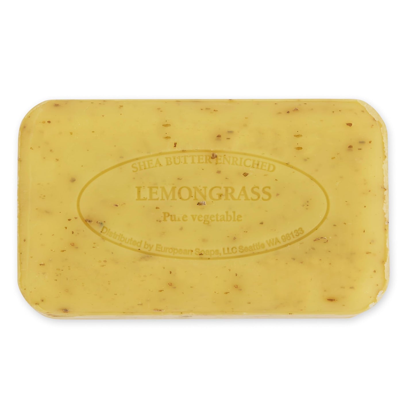 Pre de Provence Artisanal Soap Bar, Natural French Skincare, Enriched with Organic Shea Butter, Quad Milled for Rich, Smooth & Moisturizing Lather, Lemongrass, 5.3 Ounce