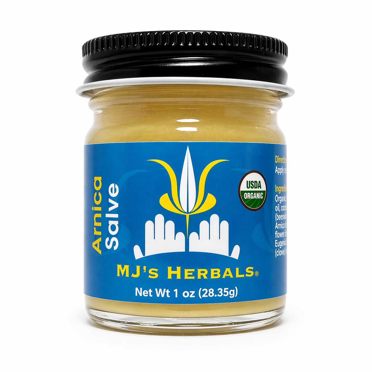 MJ's Herbals – Herbal Skin Care Ointment & Organic Moisturizing Balm for Everyday Care - Arnica Salve 4 oz
