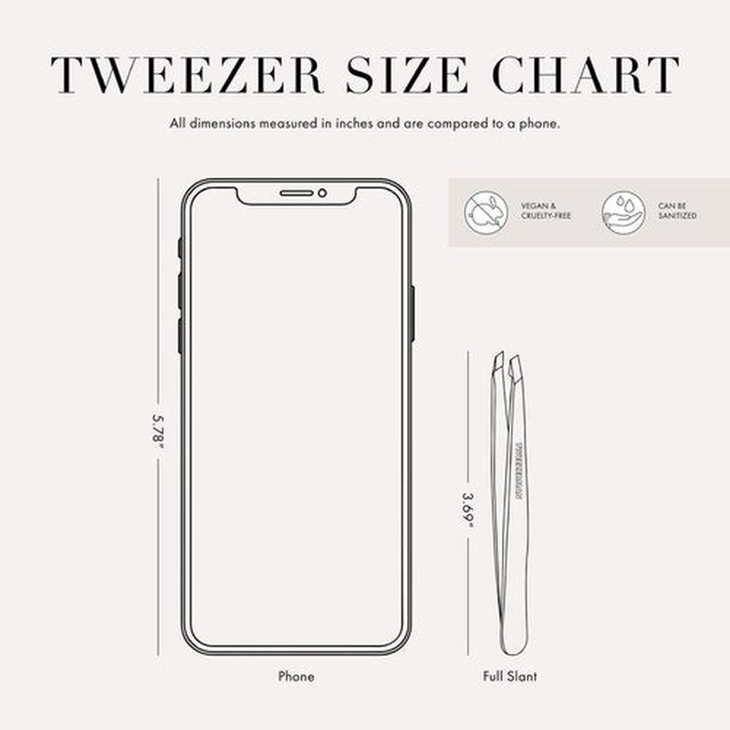 Tweezerman Exclusive Evening Blue Slant Tweezer - Hair Removal Tweezers, Stainless Steel