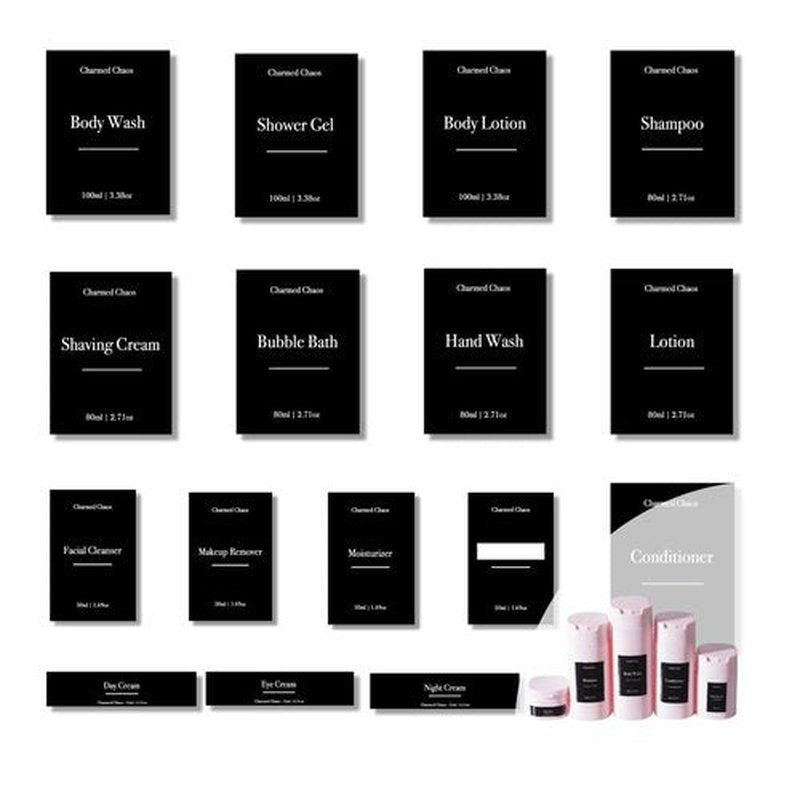 Travel Toiletries Bottles, Travel Shampoo and Conditioner Bottles, Travel Bottles Leak Proof, TSA Approved BPA Free Refillable Squeezable Travel Liquid Containers Set Minimalist Style (Pink)