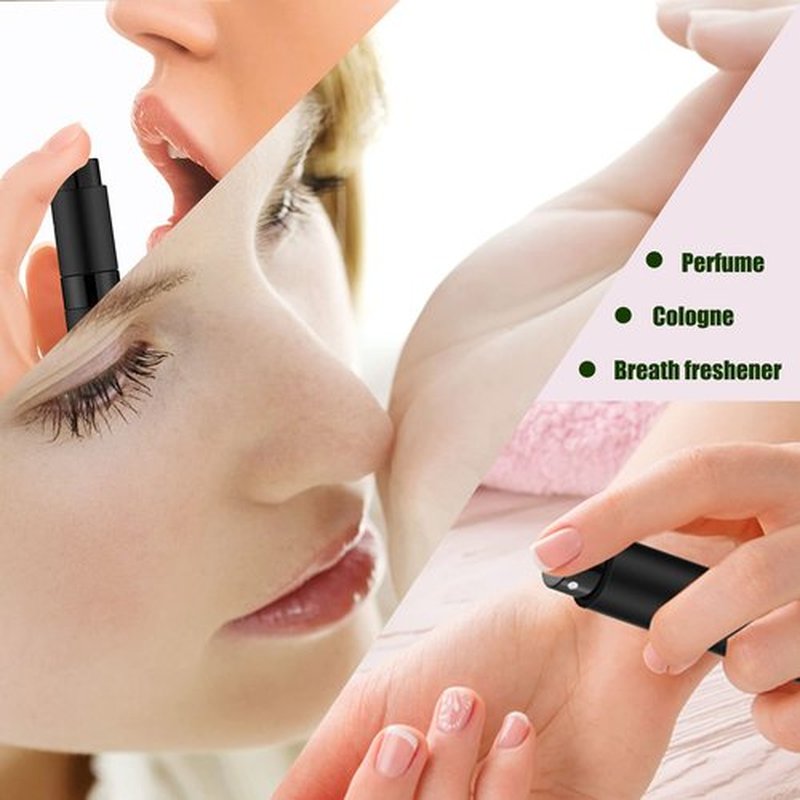 IRON BILL 7 PCS/8ml Portable Mini Perfume Atomizer Bottles, Empty Refillable Spray Bottle with 3 Types of Refill Tools, Pocket Travel Perfume Sample Bottles