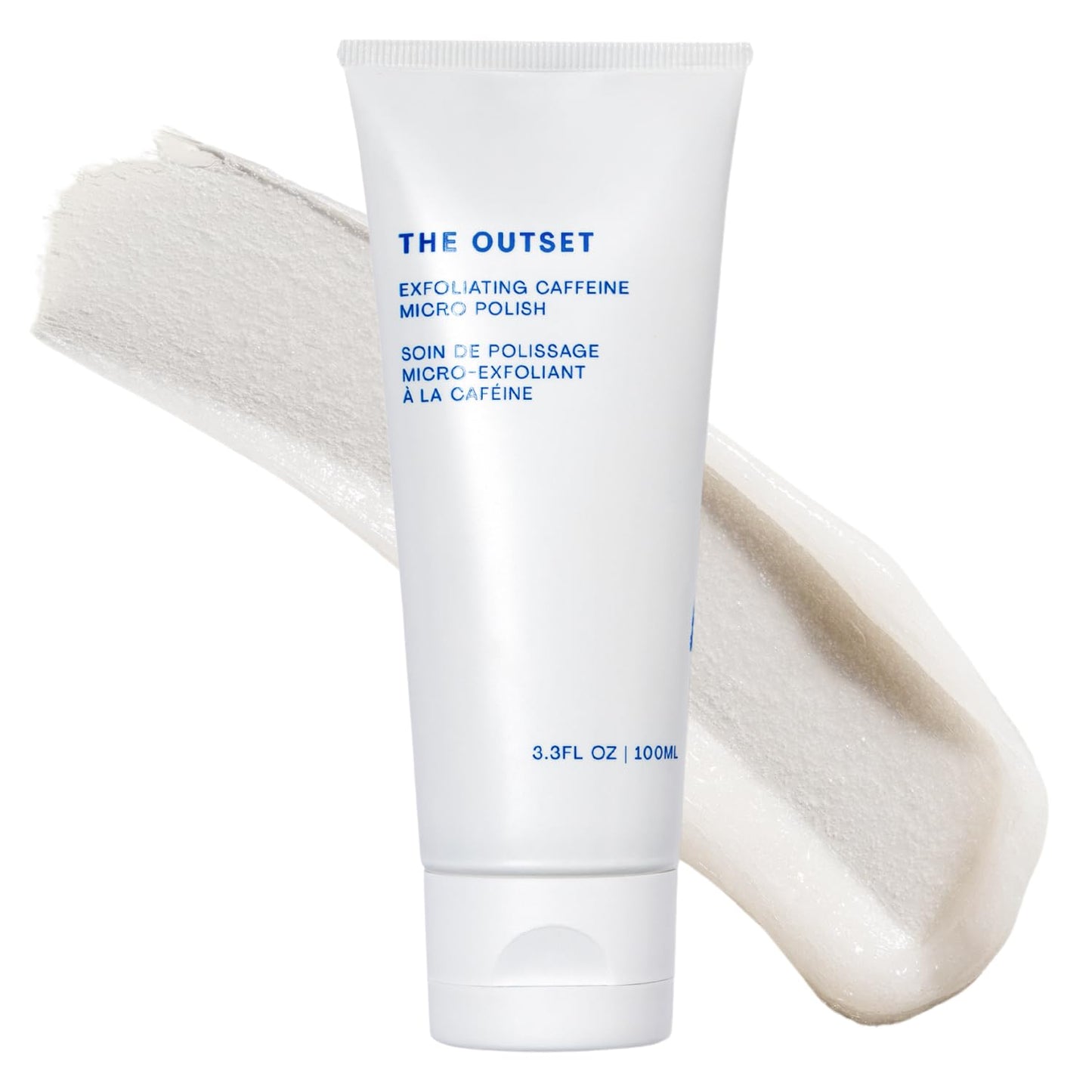 The Outset Exfoliating Caffeine Micro Polish, Brightening, Smoothing & Awakening Physical Face Scrub, Gentle, Fragrance-Free, Clean, Vegan & Gluten-Free Daily Skincare - 3.3 fl oz
